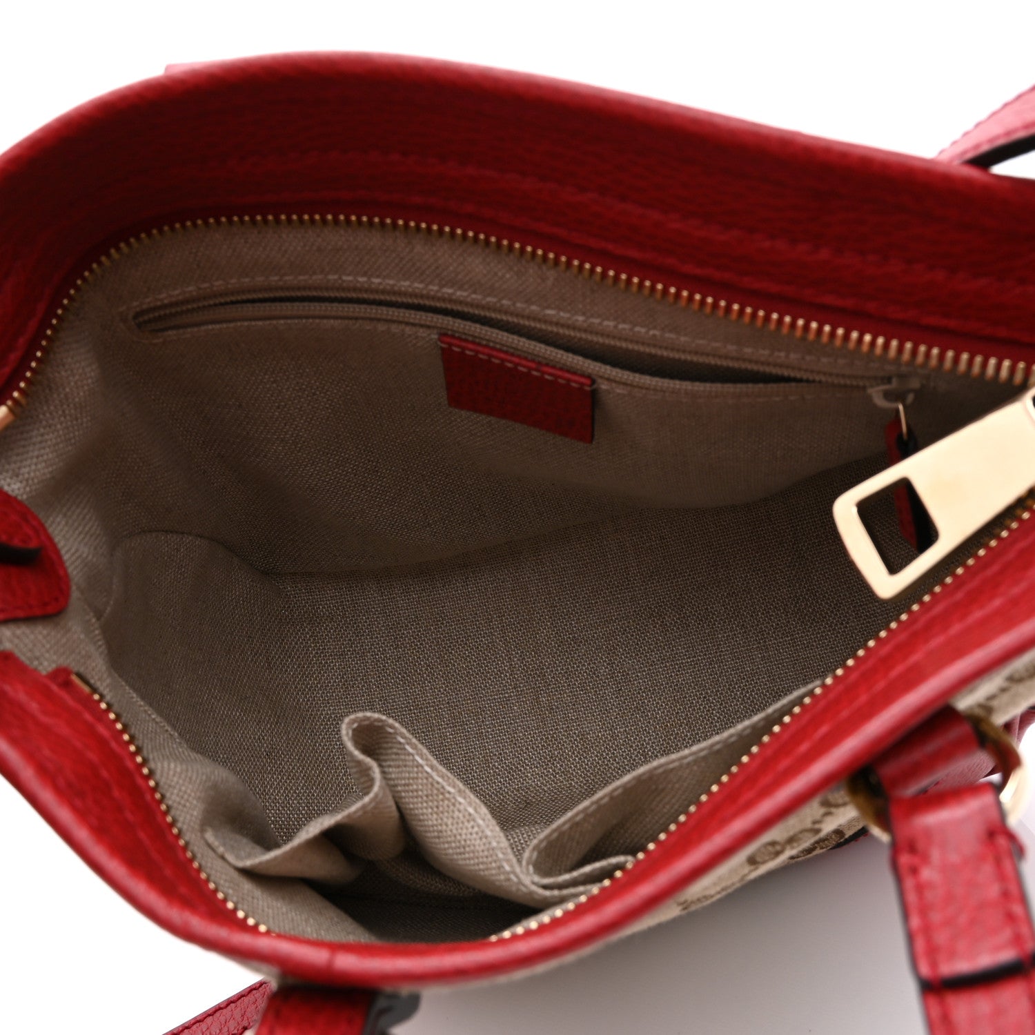 Gucci Monogram Small Bree Tote Red 5 of 11