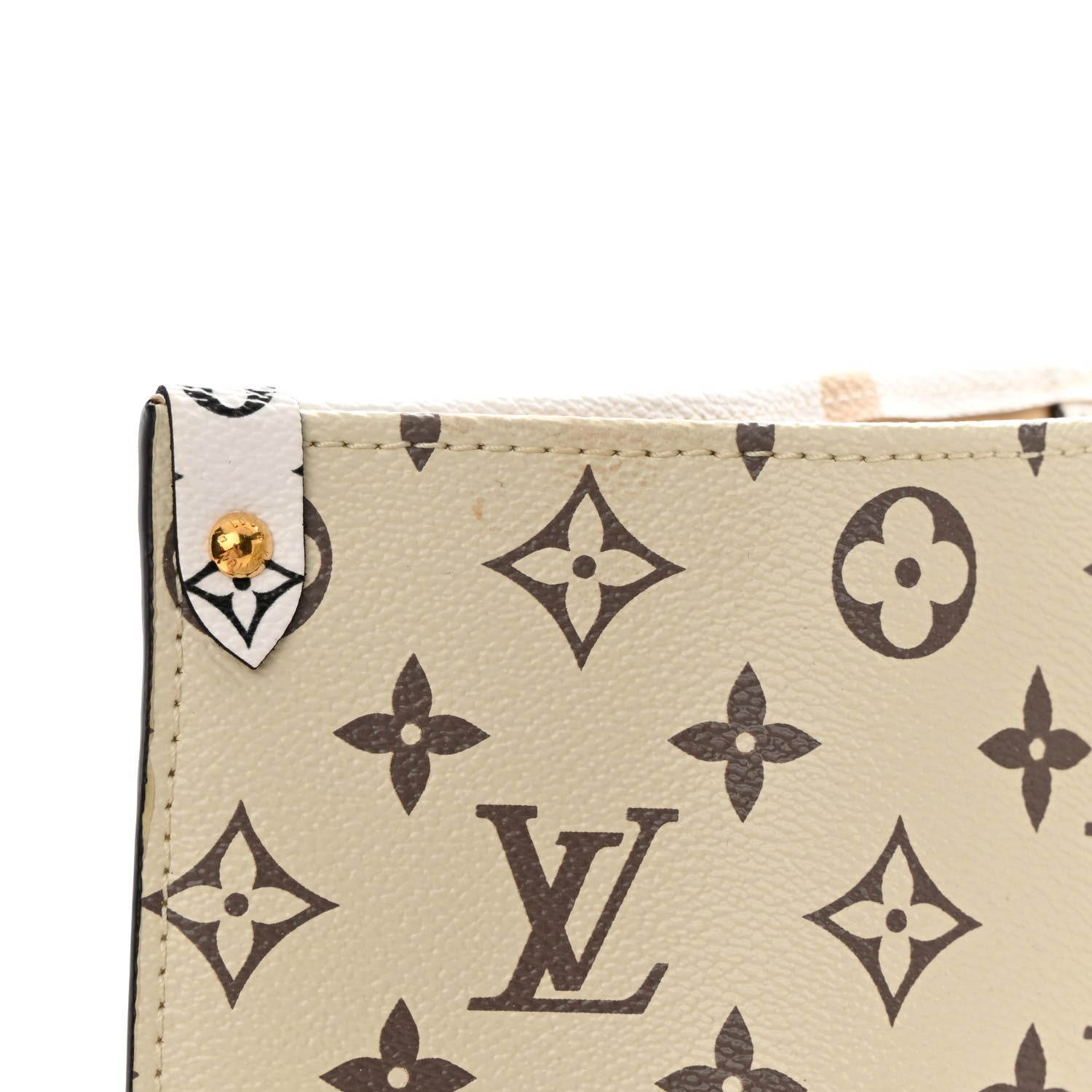 Louis Vuitton Monogram Giant Onthego GM Kaki Beige 13 of 14