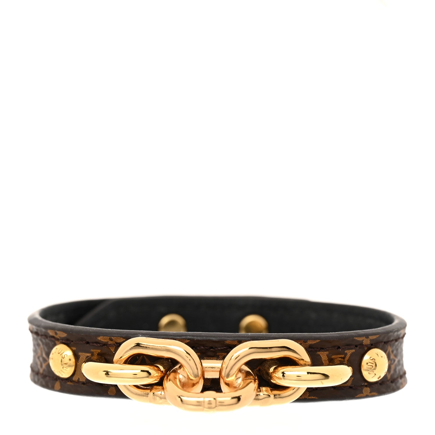 Louis Vuitton Monogram Twist The Chain Bracelet 17 1 of 8