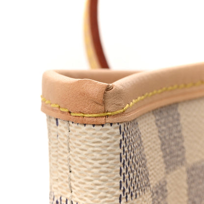 Louis Vuitton Damier Azur Neo Neverfull MM Rose Ballerine 15 of 16