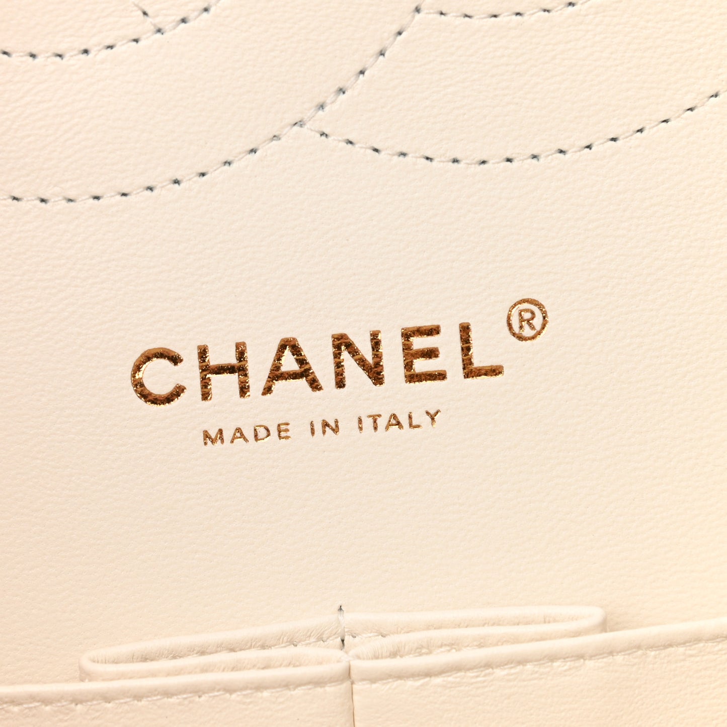 Caviar Quilted Jumbo Double Flap White