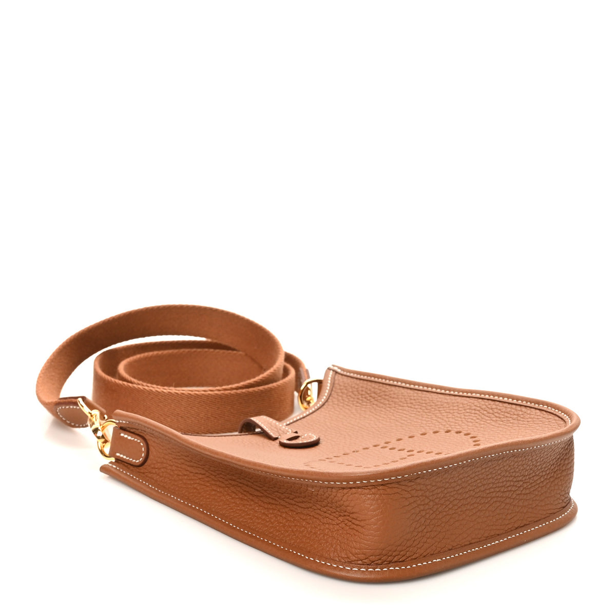 Hermes Taurillon Clemence Evelyne TPM Gold 4 of 11
