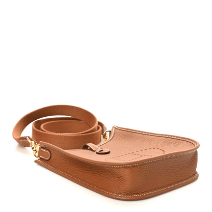 Hermes Taurillon Clemence Evelyne TPM Gold 4 of 11