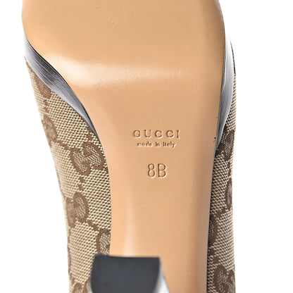 Gucci Monogram Pumps 8 Brown 8 of 12