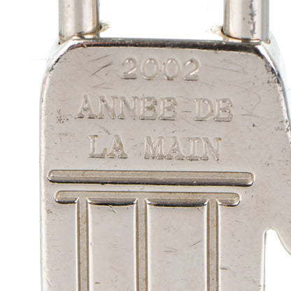 Hermes Palladium Annee De La Main Cadena Lock 2 of 3