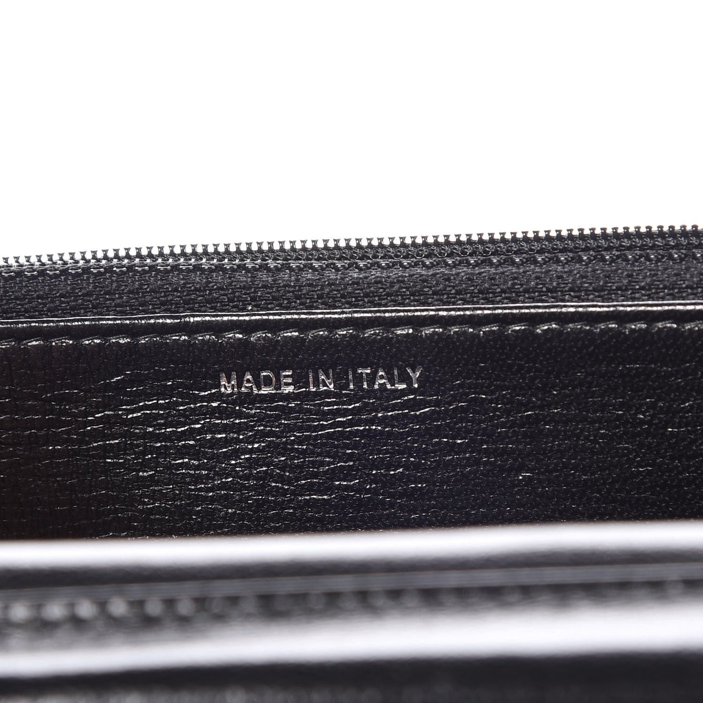 Goatskin Quilted Diamond CC Wallet On Chain WOC Black