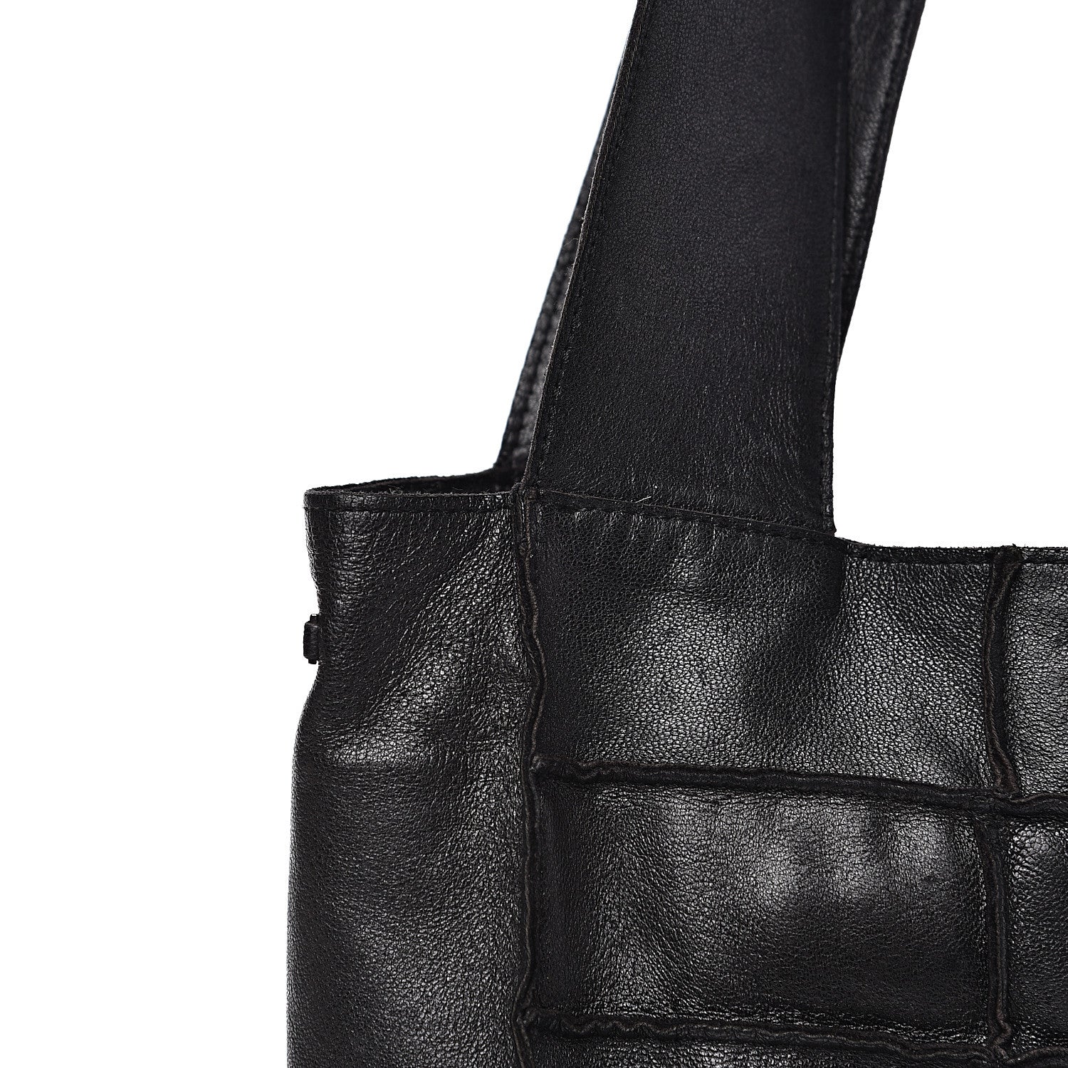 Chanel Lambskin Patchwork Shoulder Bag Black 11 of 14