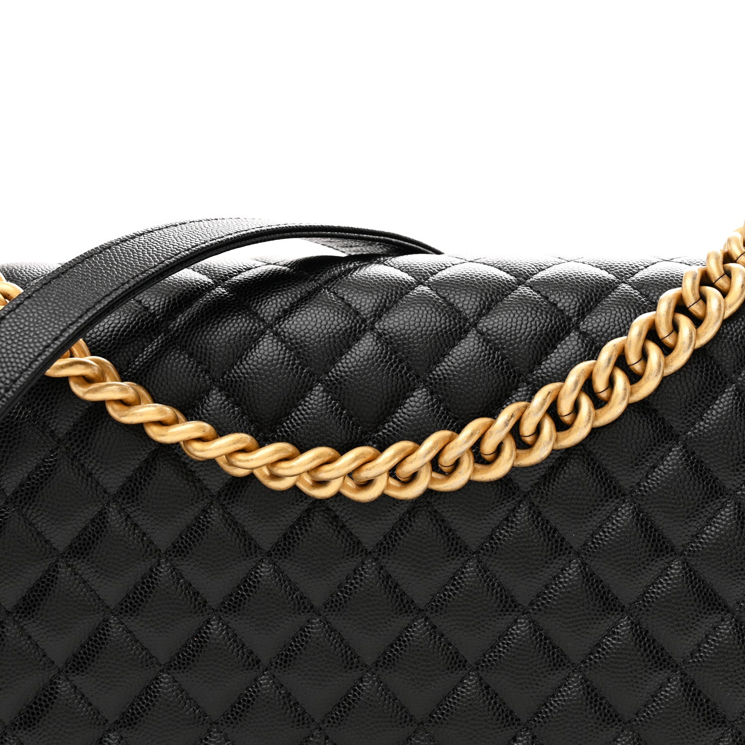 Chanel Caviar Quilted New Medium Boy Flap Black 7 of 10