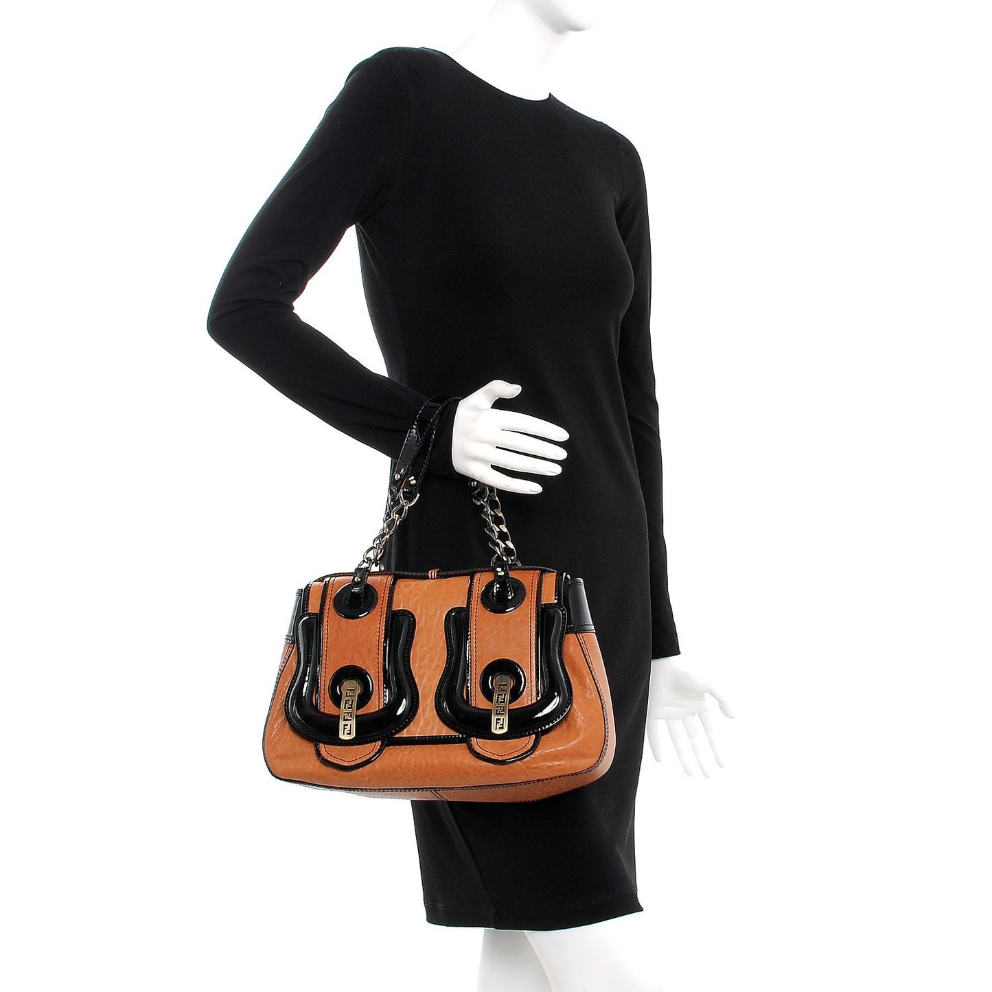 Nappa Patent B Bag Osso Black