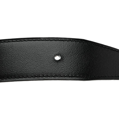 Hermes Box Togo 32mm H Belt 75 30 Black Gold 4 of 9