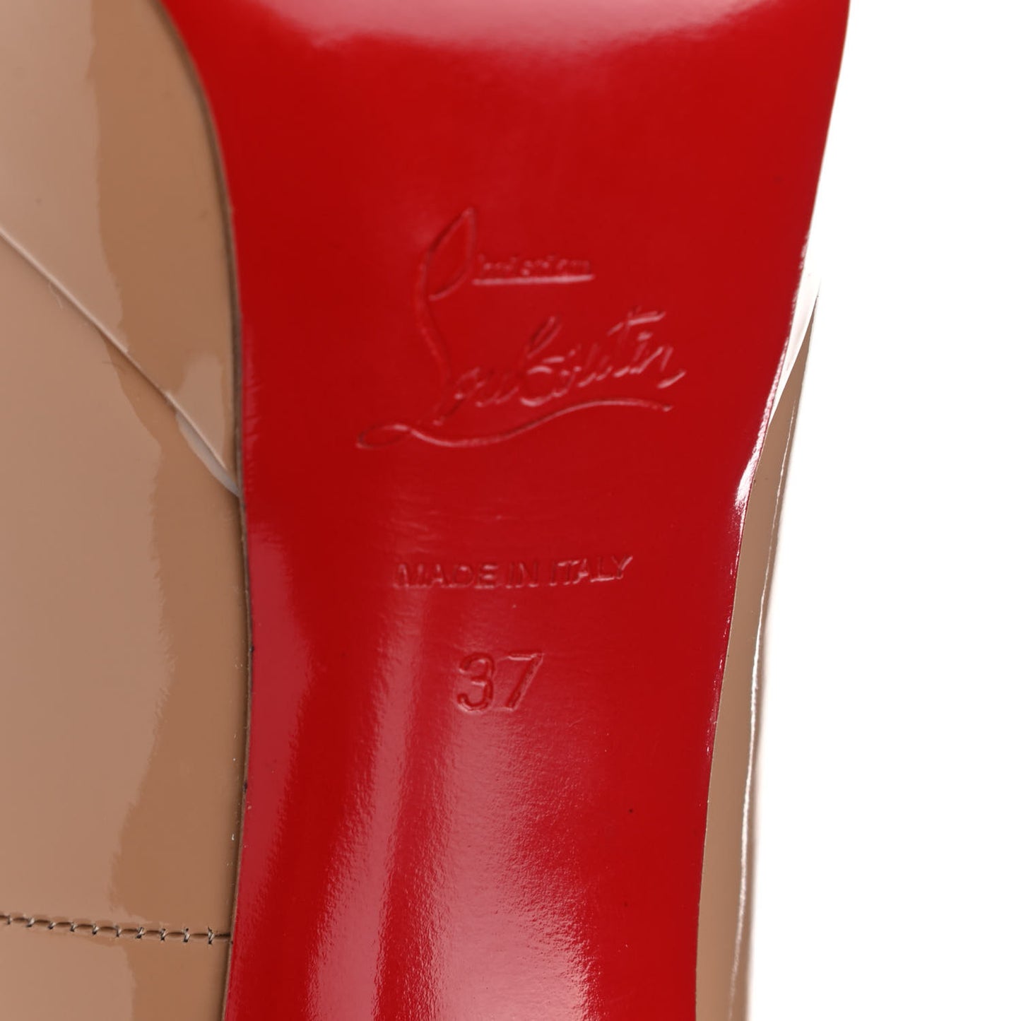 Patent Bianca 140 Pumps 37 Nude