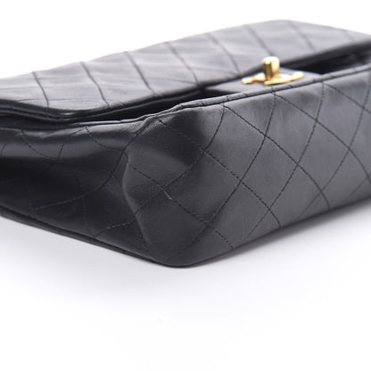 Chanel Lambskin Quilted Medium Double Flap Navy 10 of 19