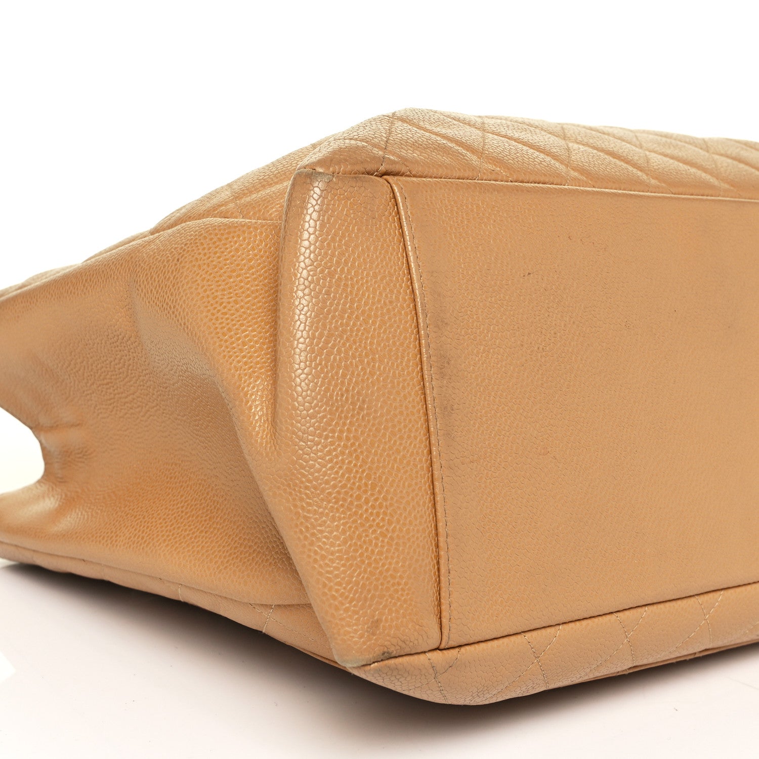 Chanel Caviar Quilted Grand Shopping Tote GST Beige 8 of 19
