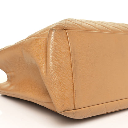 Chanel Caviar Quilted Grand Shopping Tote GST Beige 8 of 19