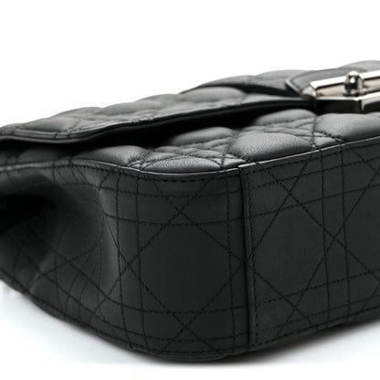 Christian Dior Ultra Matte Calfskin Cannage Medium Miss Dior Flap Black 8 of 9