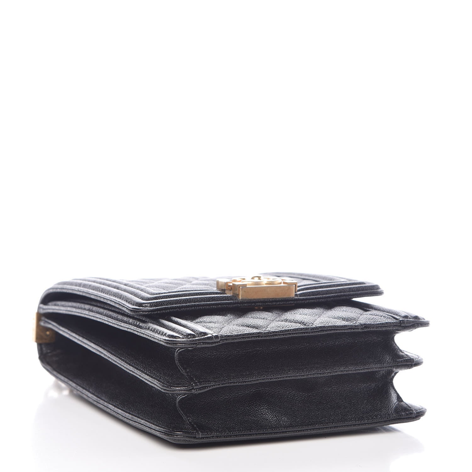 Chanel Caviar Quilted North South Boy Flap Black 4 of 9