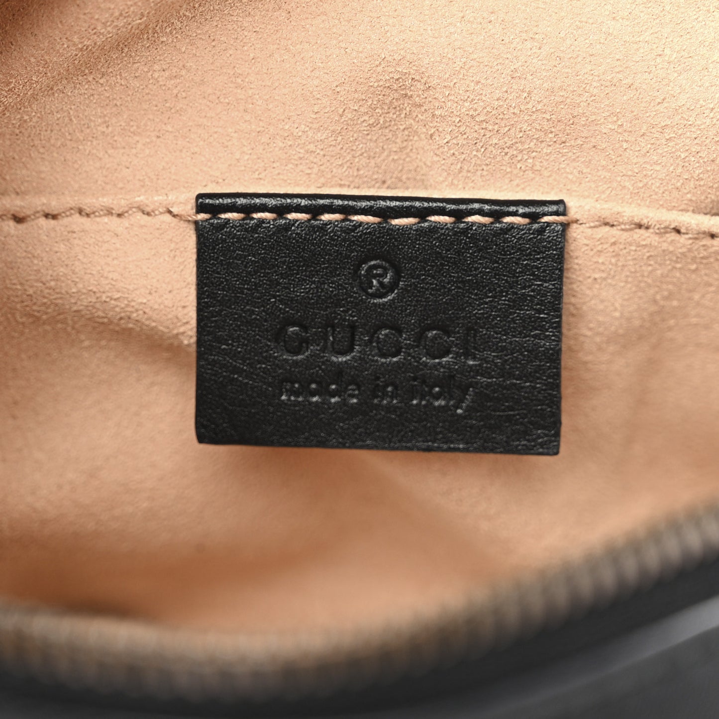 Calfskin Matelasse GG Marmont Belt Bag 75 30 Black