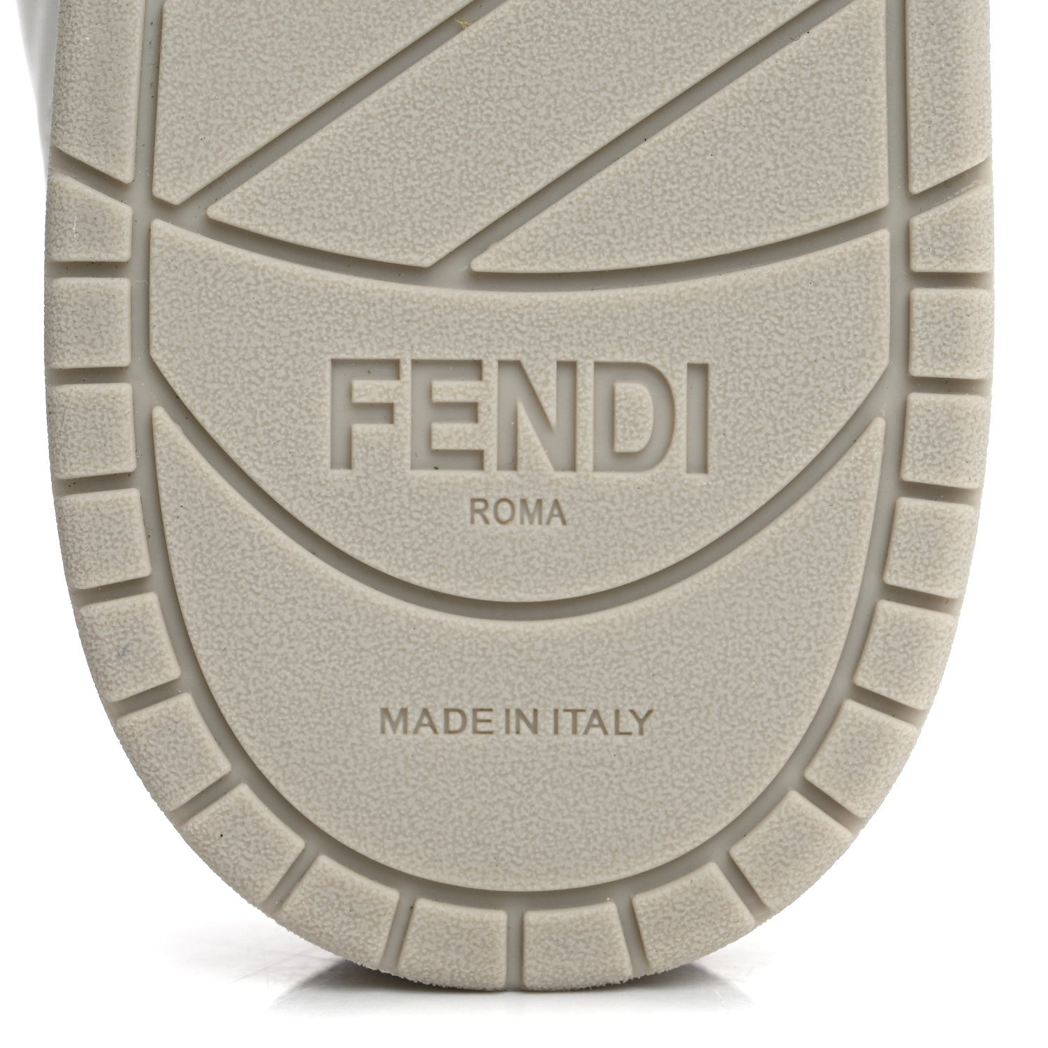 Fendi Vitello Logo Womens Low Top Sneakers 35 White 8 of 9