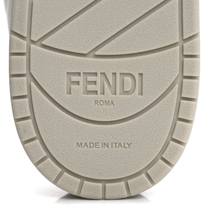 Fendi Vitello Logo Womens Low Top Sneakers 35 White 8 of 9