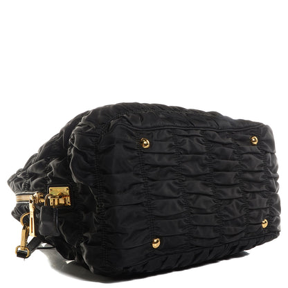 Prada Tessuto Nylon Gaufre Tote Nero Black 6 of 18