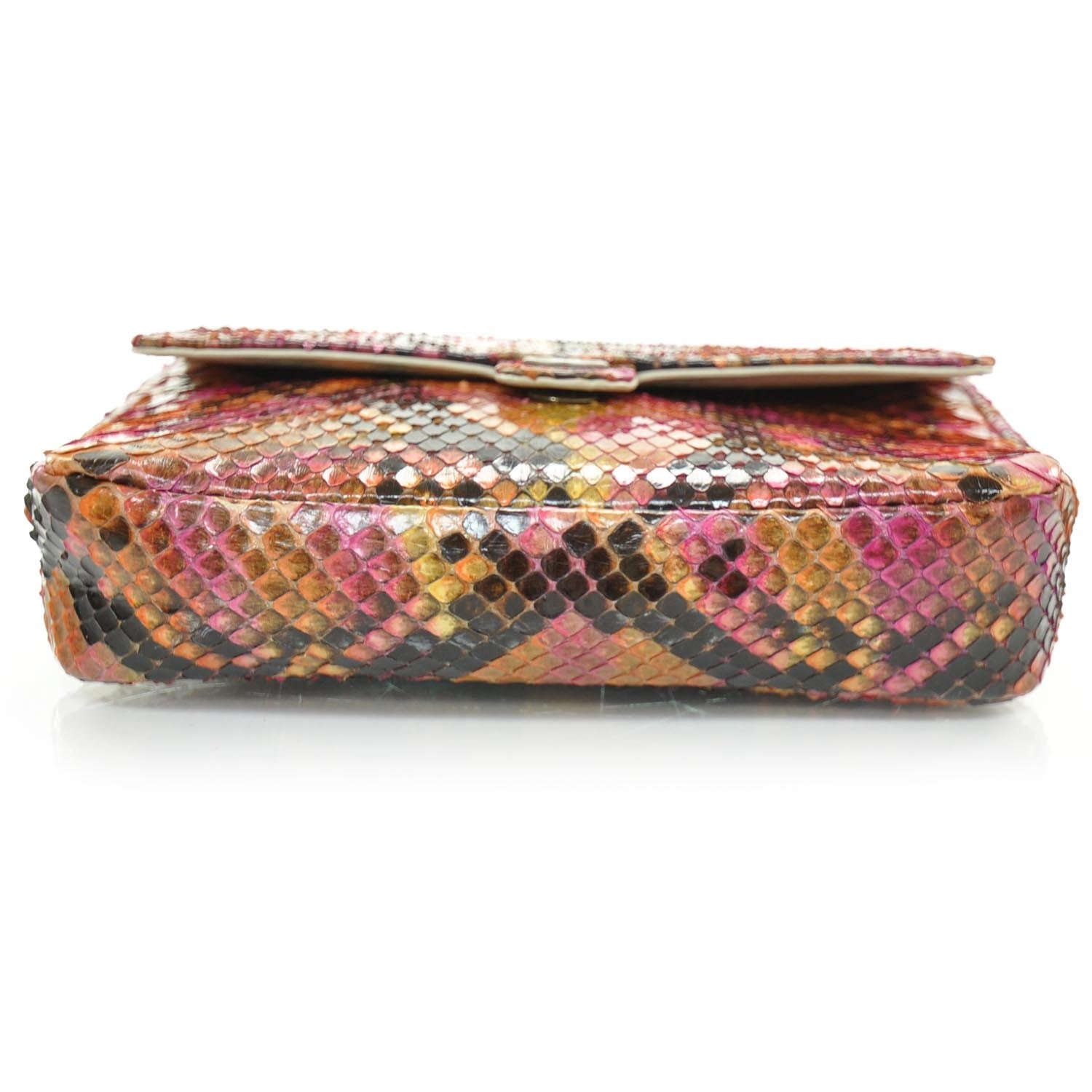 Chanel Python Convertible 3 Way Belt Bag Multicolor 4 of 8