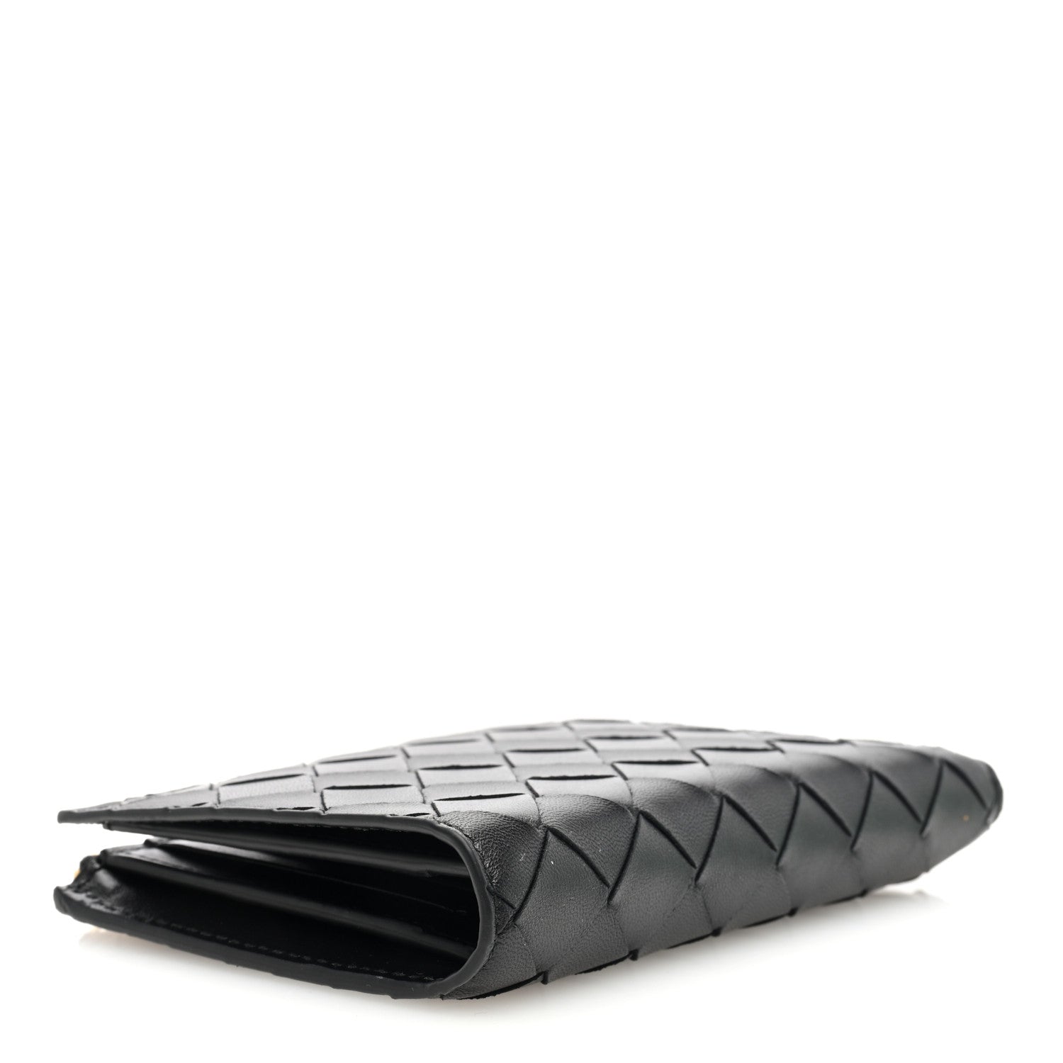 Bottega Veneta Nappa Intrecciato Medium Bi-Fold Zip Wallet Black 4 of 7