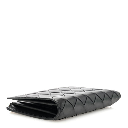 Bottega Veneta Nappa Intrecciato Medium Bi-Fold Zip Wallet Black 4 of 7
