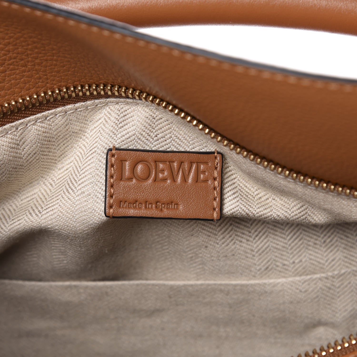 Loewe Calfskin Medium Puzzle Bag Tan 8 of 11