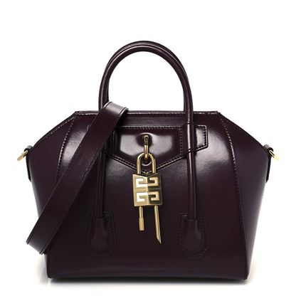 Givenchy Box Calfskin Mini Lock Antigona Oxblood Red 1 of 10
