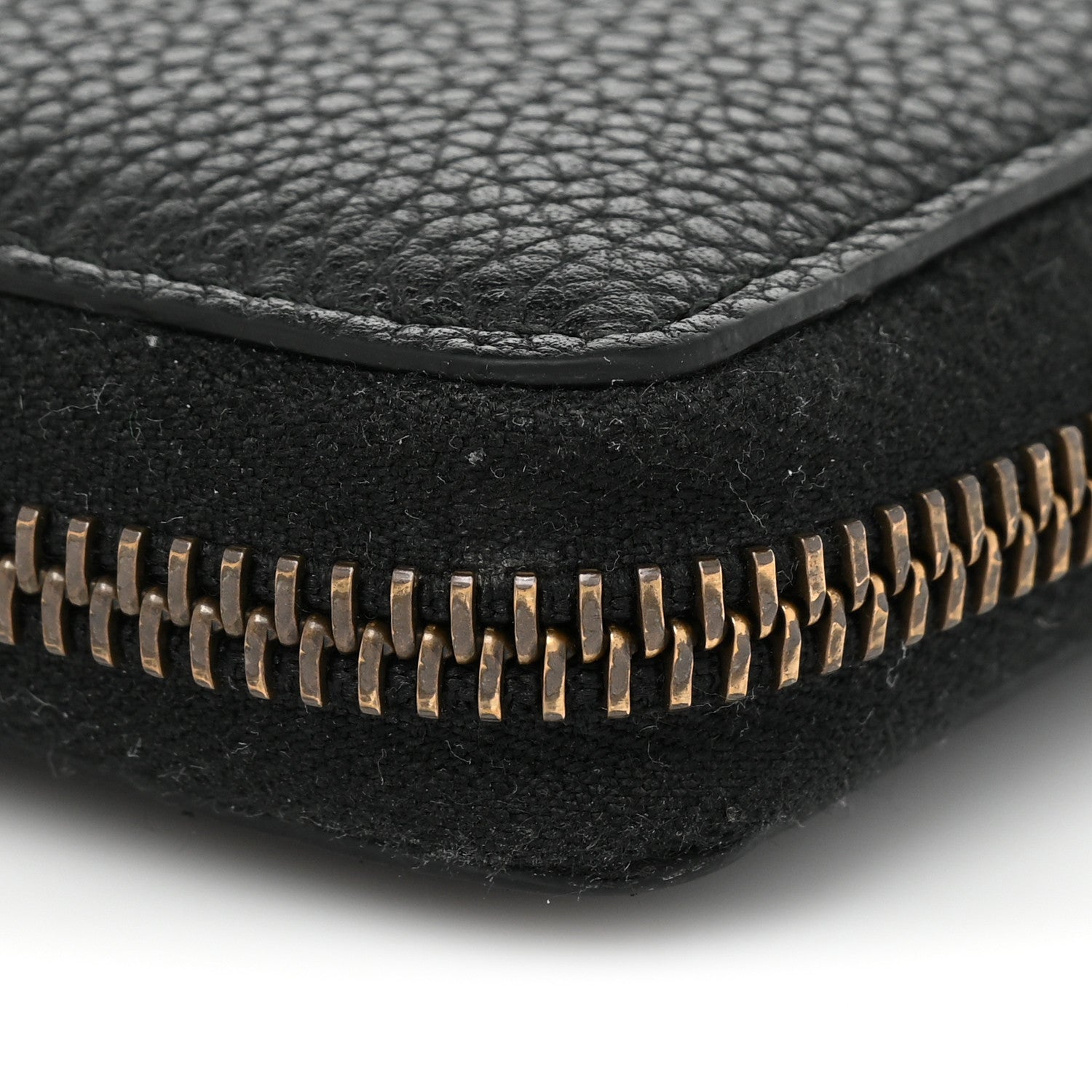 Gucci Calfskin Logo Zip Around Wallet Black 14 of 14