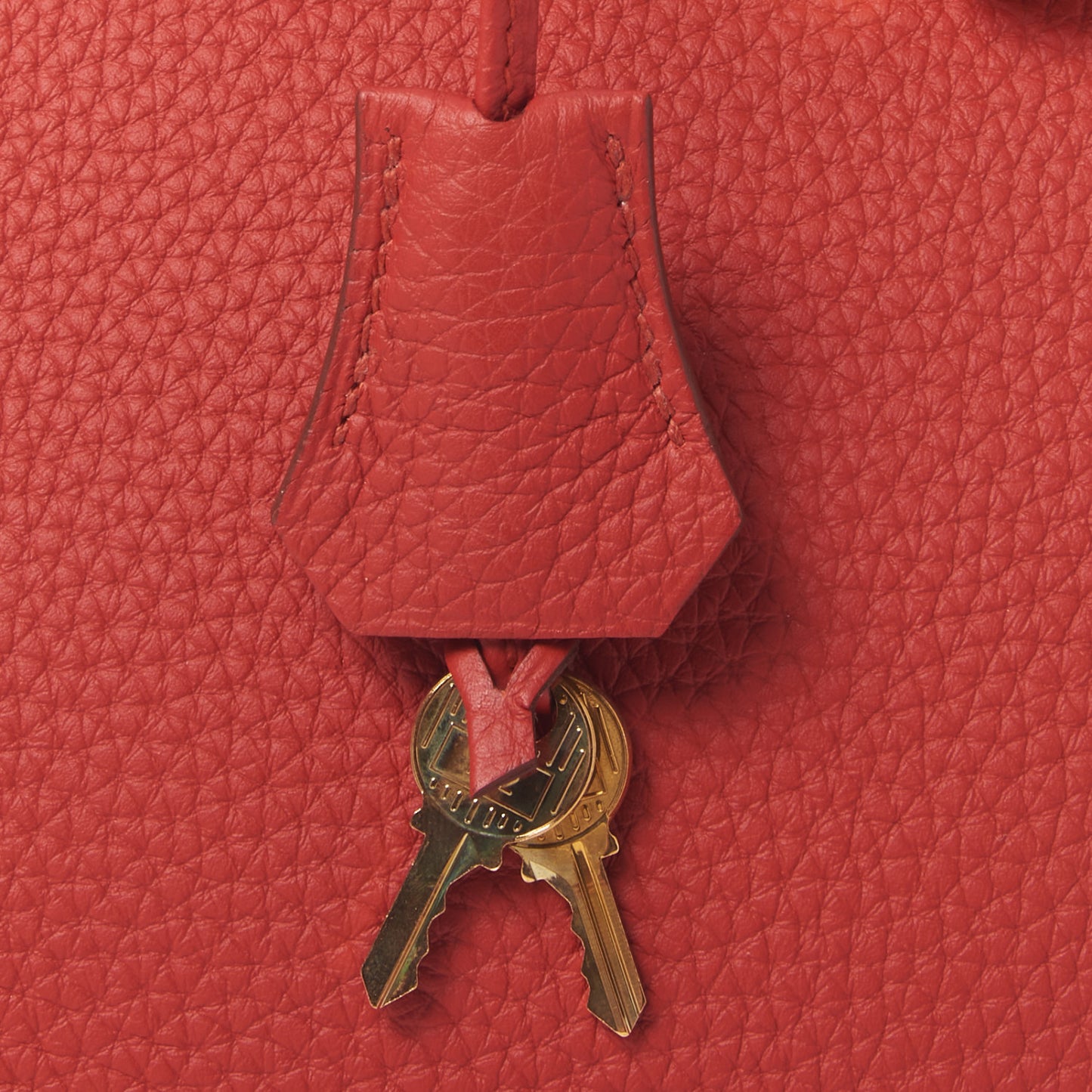 Togo Birkin 30 Rouge Casaque