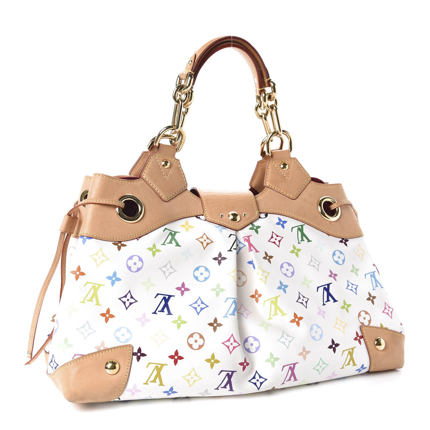 Louis Vuitton Monogram Multicolor Ursula White 4 of 10