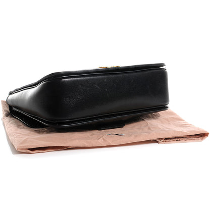 Miu Miu Leather Madras Shoulder Bag Nero Black 4 of 8