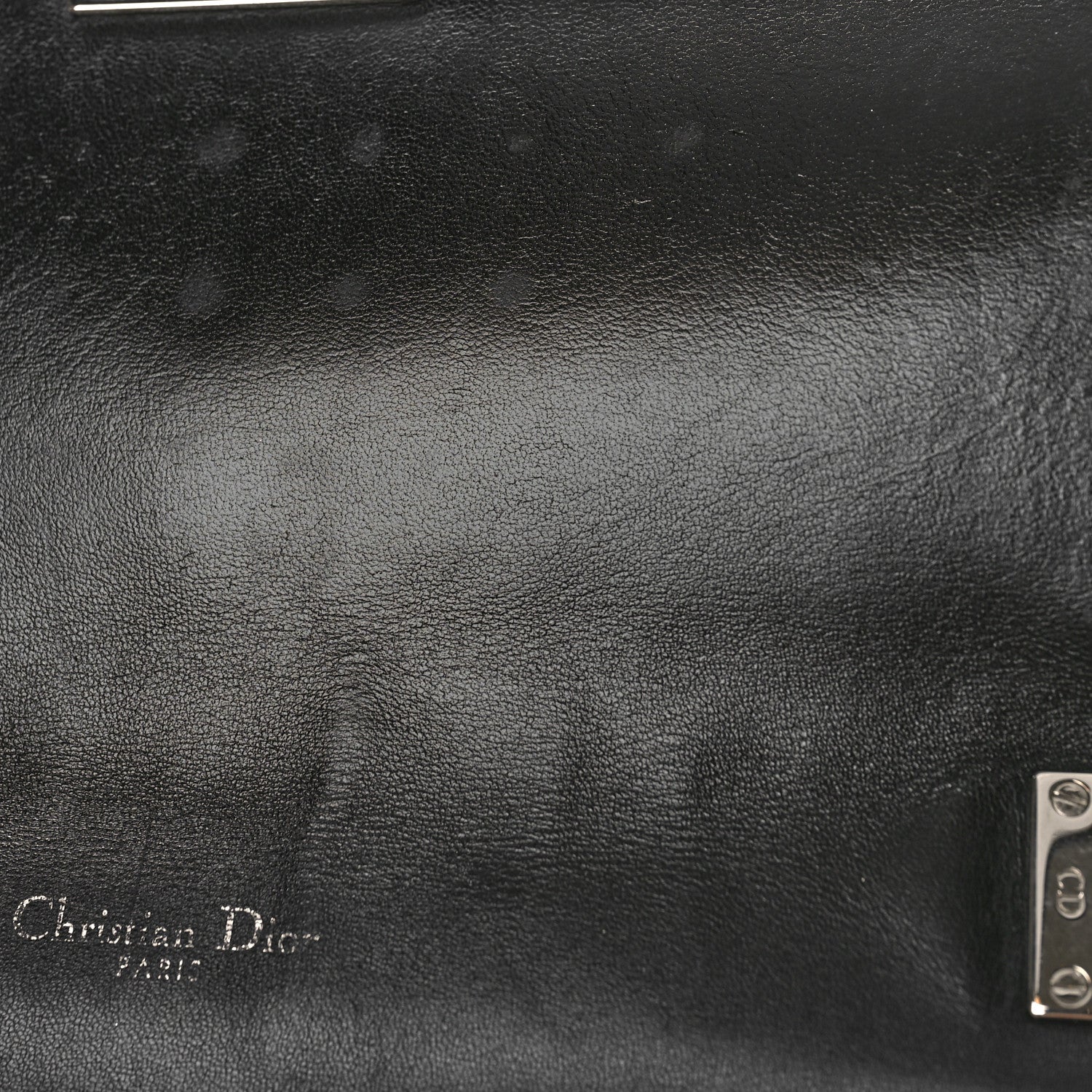 Christian Dior Lambskin Mixed Cannage Miss Dior Flap Black 10 of 11