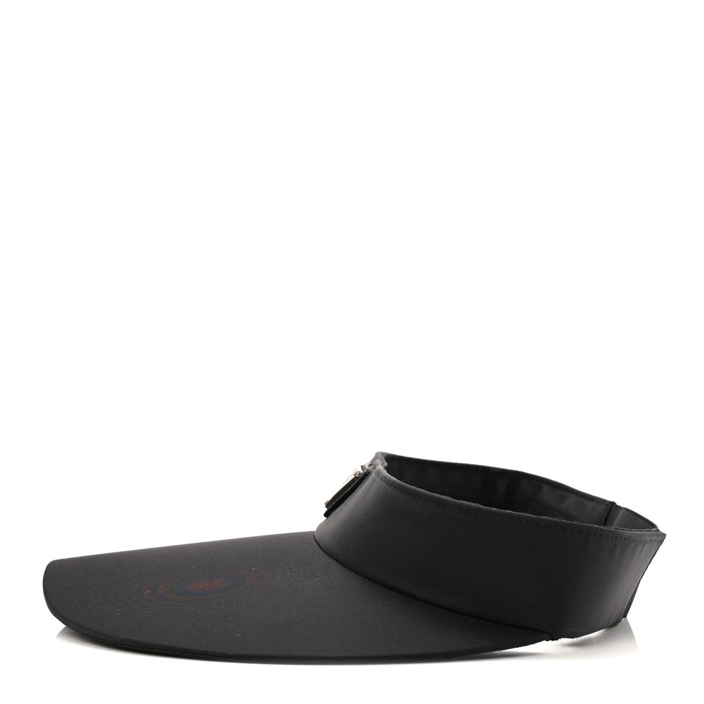 Re-Nylon Metal Triangle Logo Mens Visor L Black