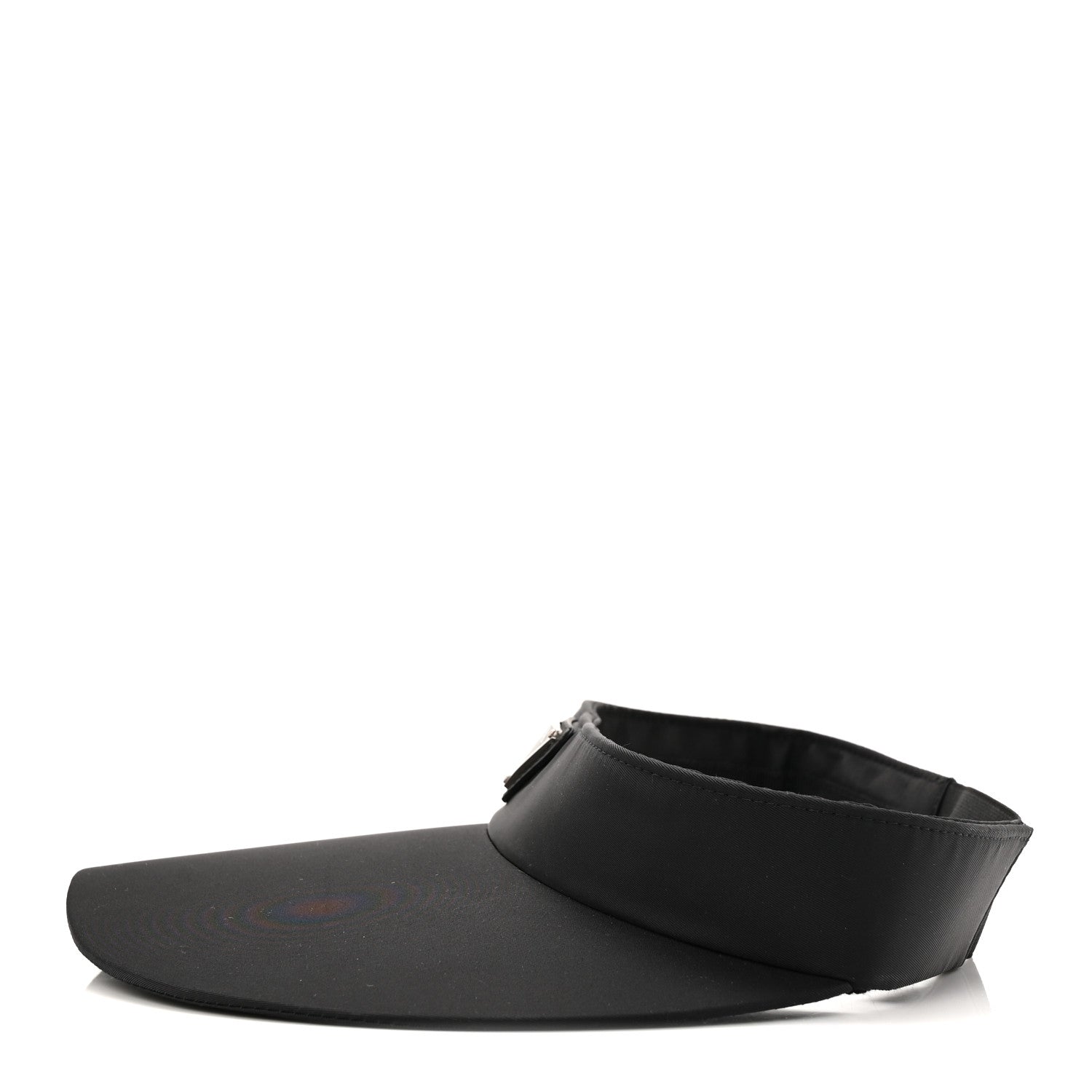 Prada Re-Nylon Metal Triangle Logo Mens Visor L Black 4 of 7