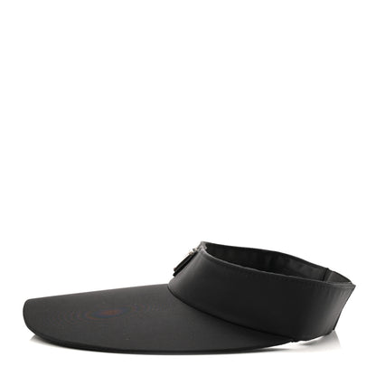 Prada Re-Nylon Metal Triangle Logo Mens Visor L Black 4 of 7