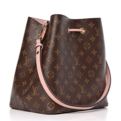 Louis Vuitton Monogram Neonoe MM Rose Poudre 3 of 9