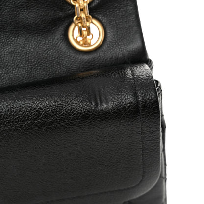 Chanel Calfskin Quilted Spoon Charms Brasserie 2.55 Reissue 225 Flap Black 12 of 14