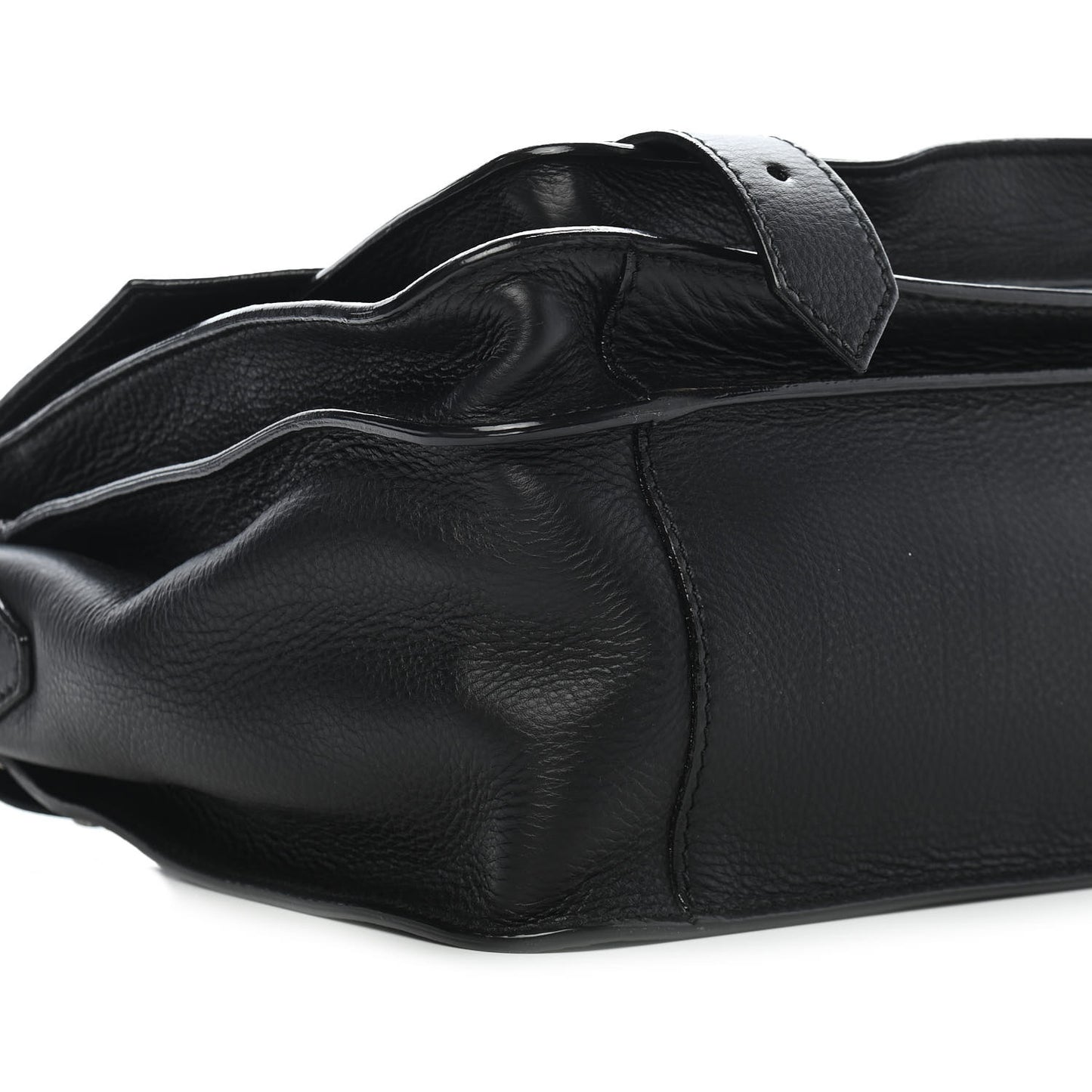 Soft Grainy Calfskin Medium PS1 Satchel Black