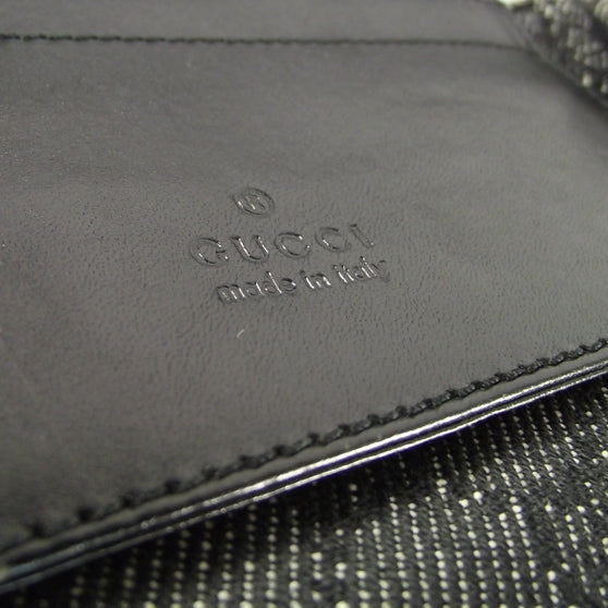 Monogram Belt Bag Black Denim