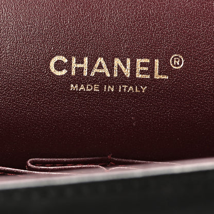 Chanel Lambskin Quilted Maxi Double Flap Black 6 of 10