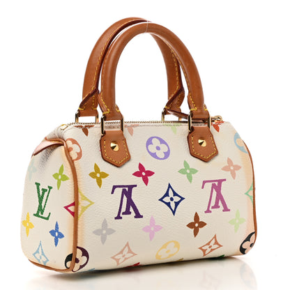 Louis Vuitton Monogram Multicolor Mini Sac HL Speedy White 3 of 9