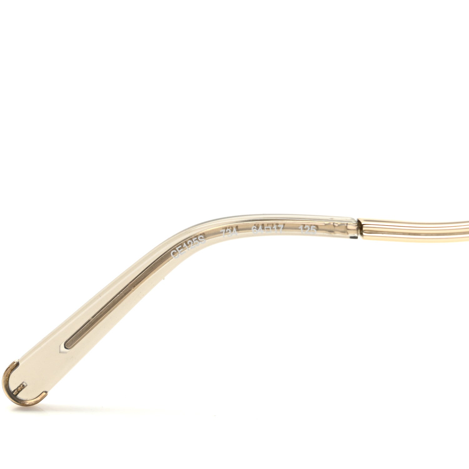Chloe Oversized Round Milla Sunglasses CE125S Gold 6 of 7