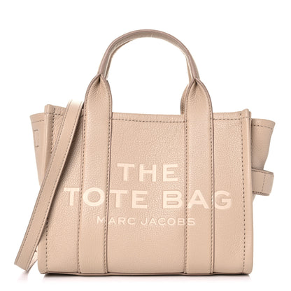 Marc Jacobs Grained Calfskin Small The Tote Bag Twine 1 of 12