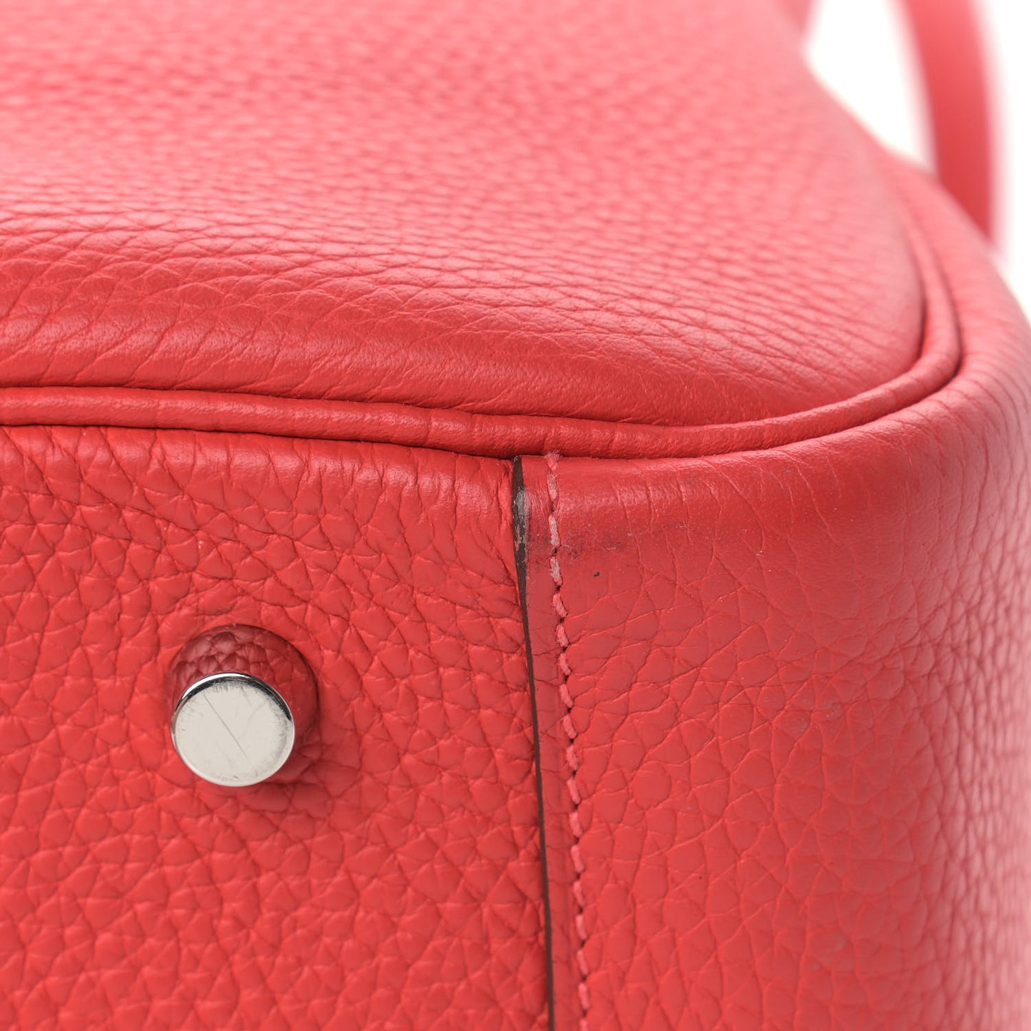 Taurillon Clemence Lindy 34 Rouge Pivoine