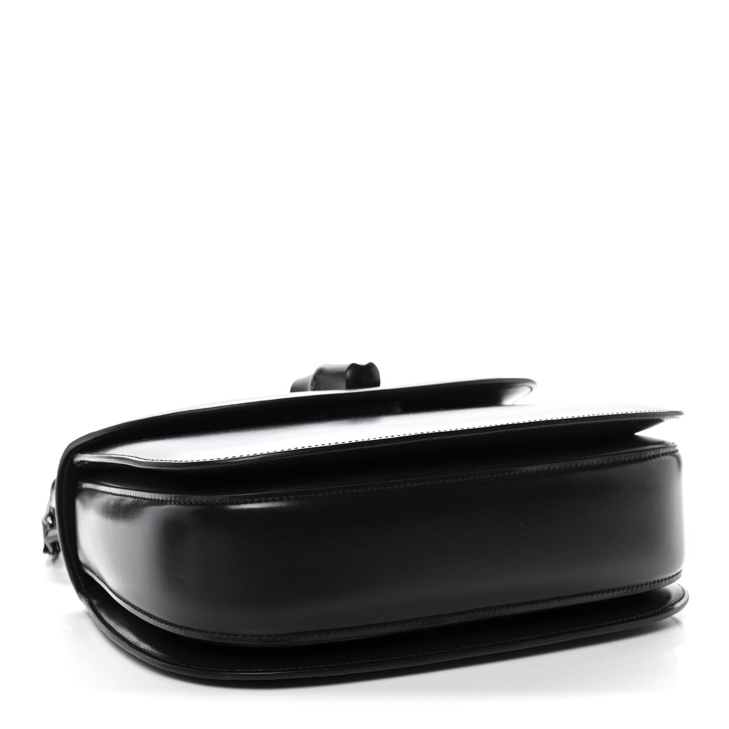 Gucci Boarded Dyana Lux Calfskin Web Monochrome Medium Bamboo 1947 Top Handle Bag Black 5 of 12
