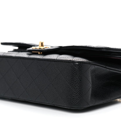 Chanel Caviar Quilted Medium Double Flap Black 9 of 12