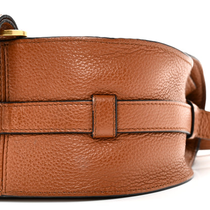 Chloe Calfskin Mini Marcie Round Crossbody Bag Tan 9 of 10