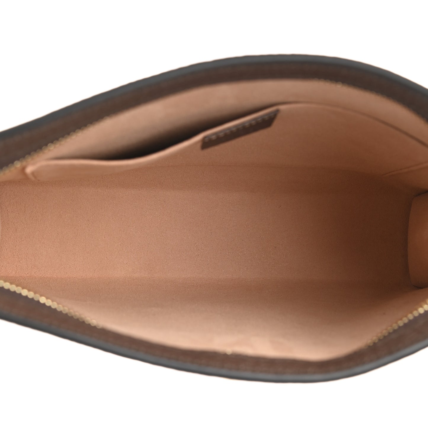 GG Supreme Monogram Web Ophidia Pouch Brown